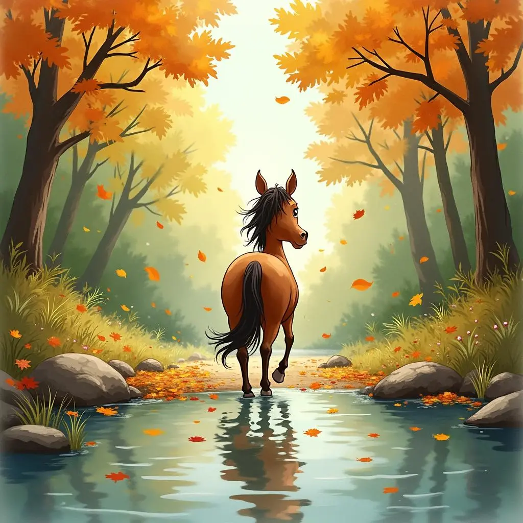 a-little-horse-crosses-the-river-488-3