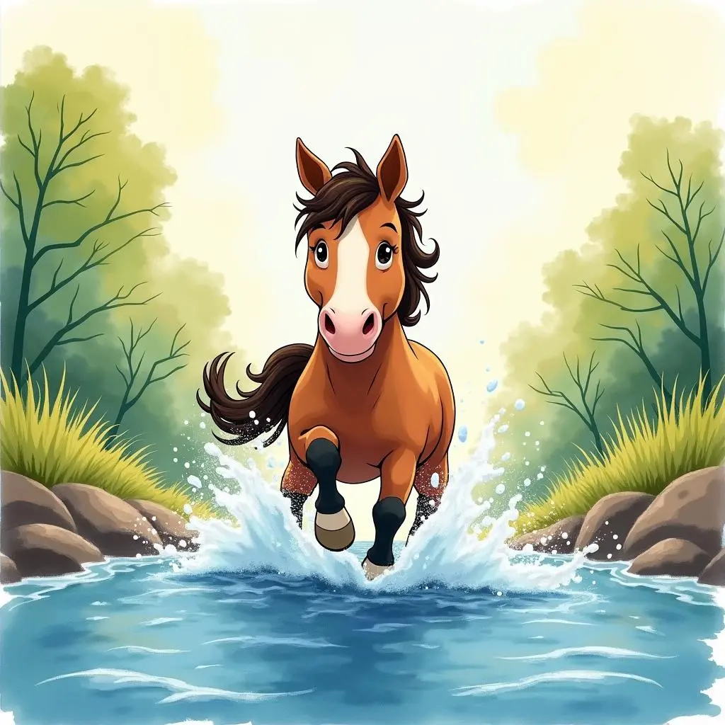 a-little-horse-crosses-the-river-488-4