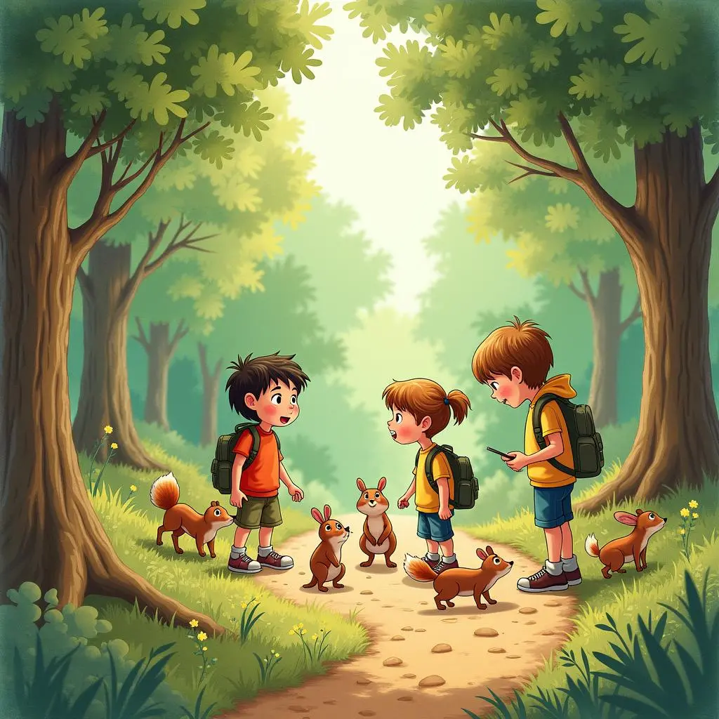 Small animals appear