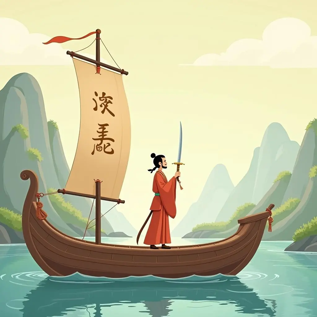 刻舟求剑