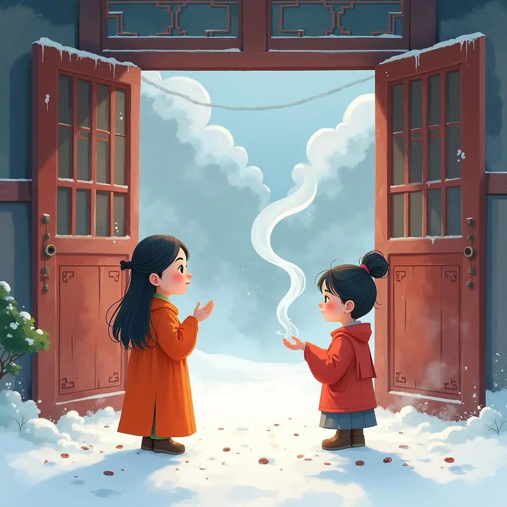 Yang Shi and You Zuo pay a visit to Cheng Yi