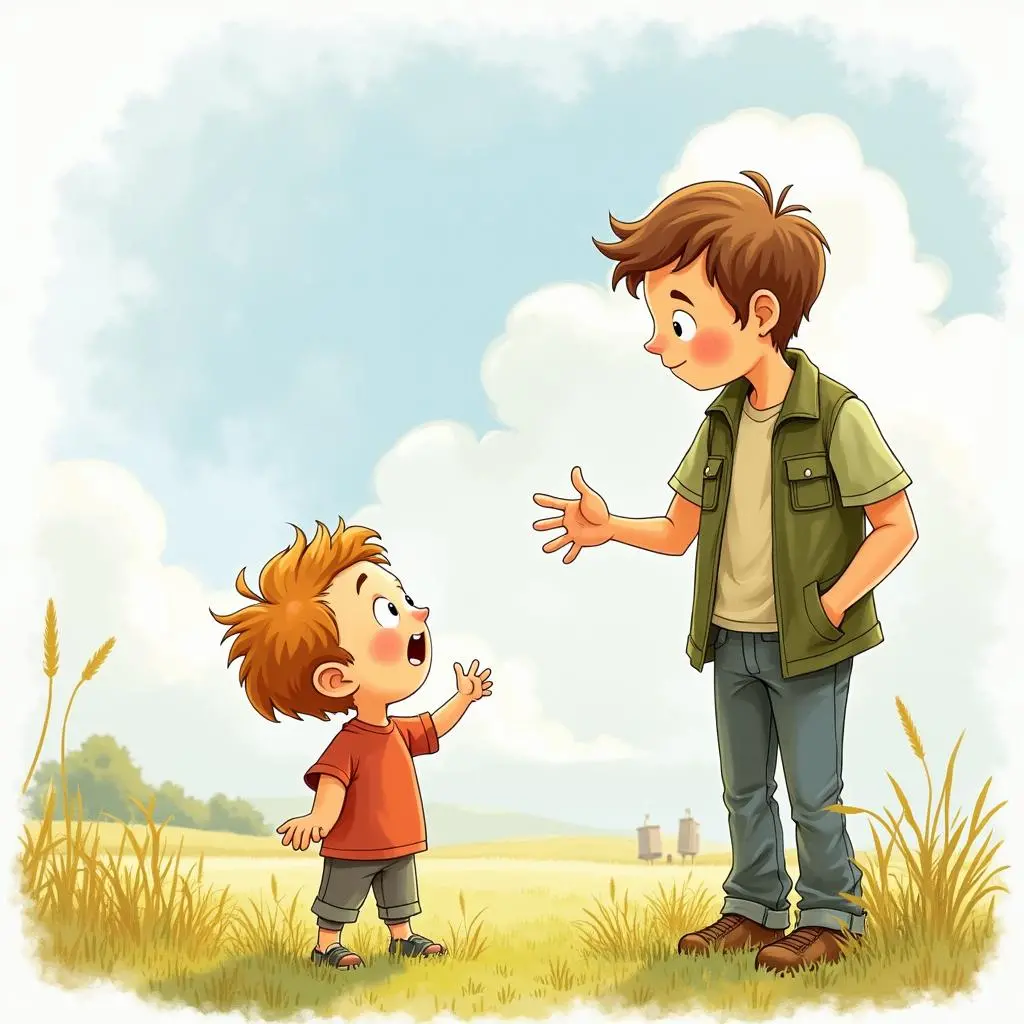 Hans and his father