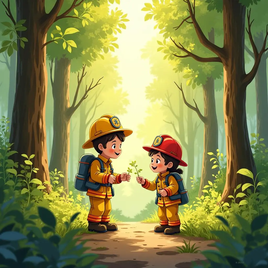 The forest regains its vitality