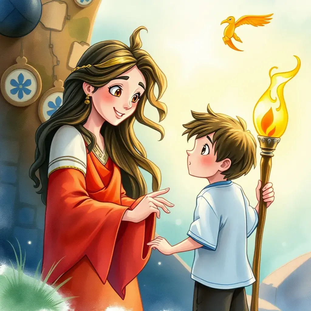 Hecate reaches out her hand to Alex