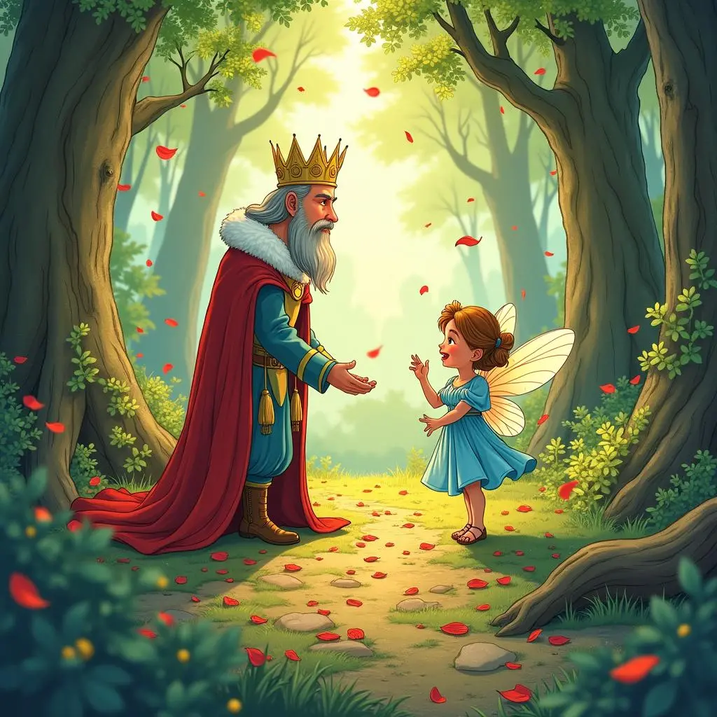 Midas asks the elf to take away the power