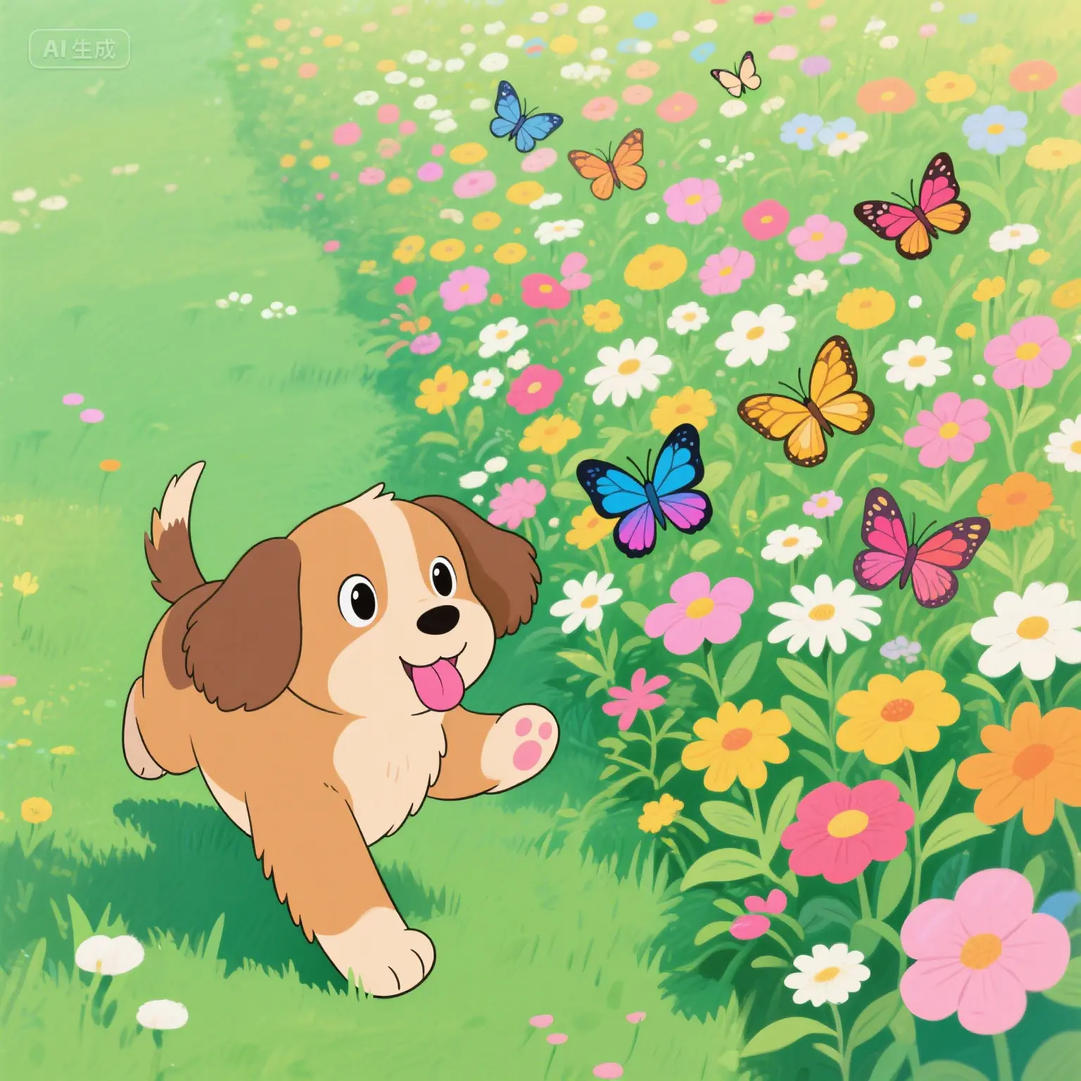 Chasing butterflies