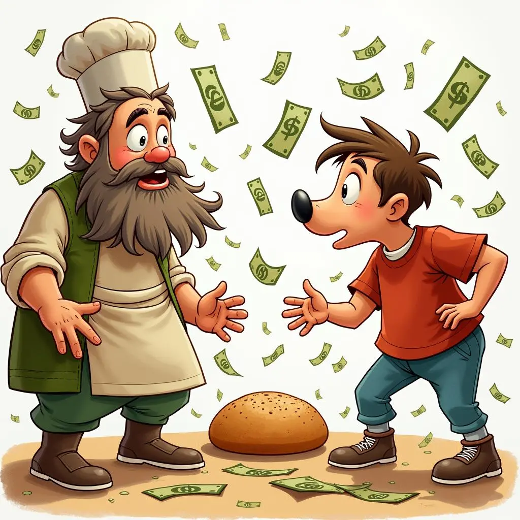 Pierre refuses the merchant's request