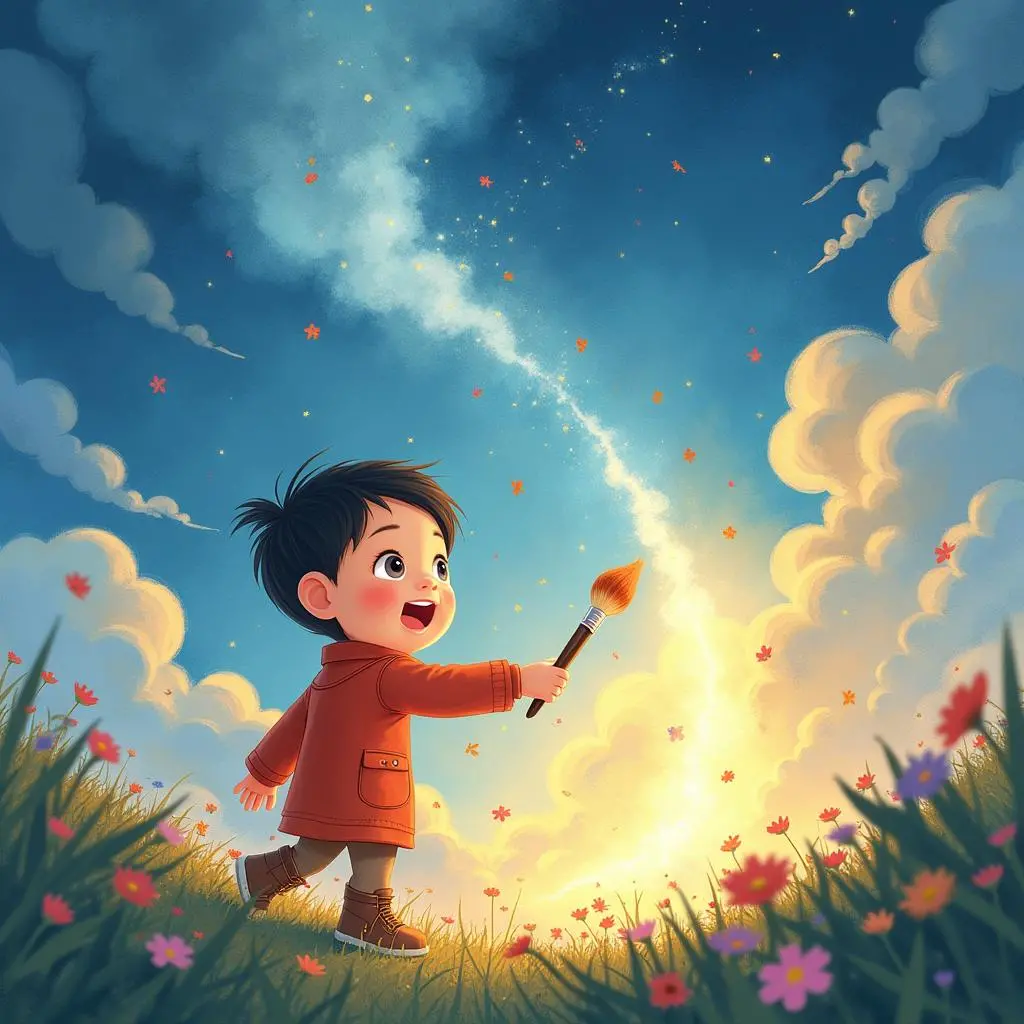 Ma Liang Gets the Magic Brush in His Dream