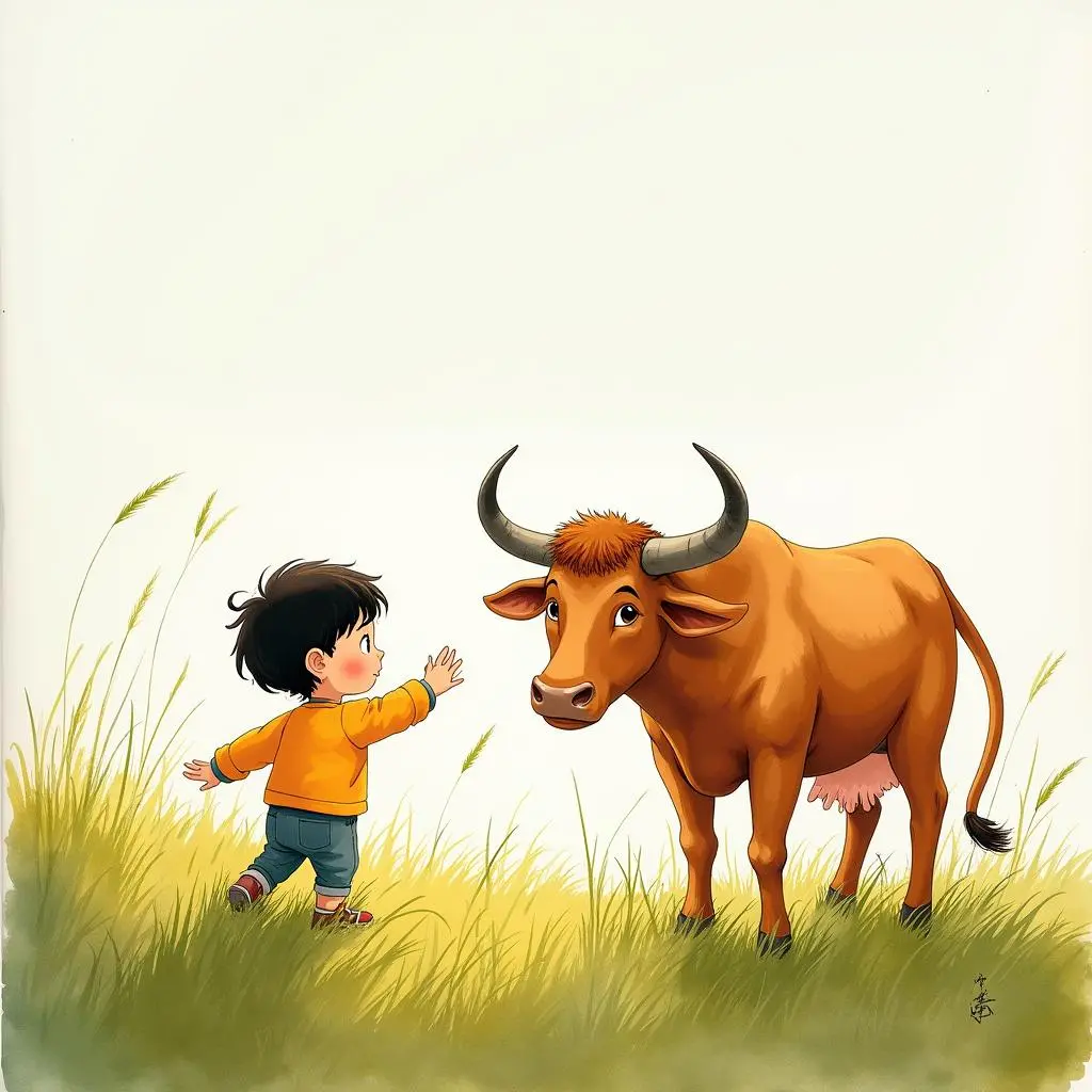 Ma Liang Draws a Plow Ox for the Poor
