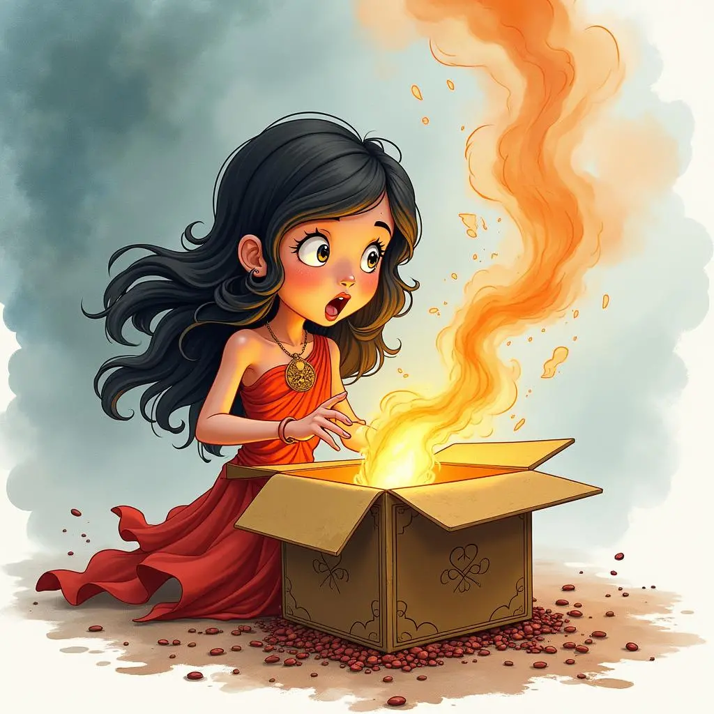 Pandora opened the box
