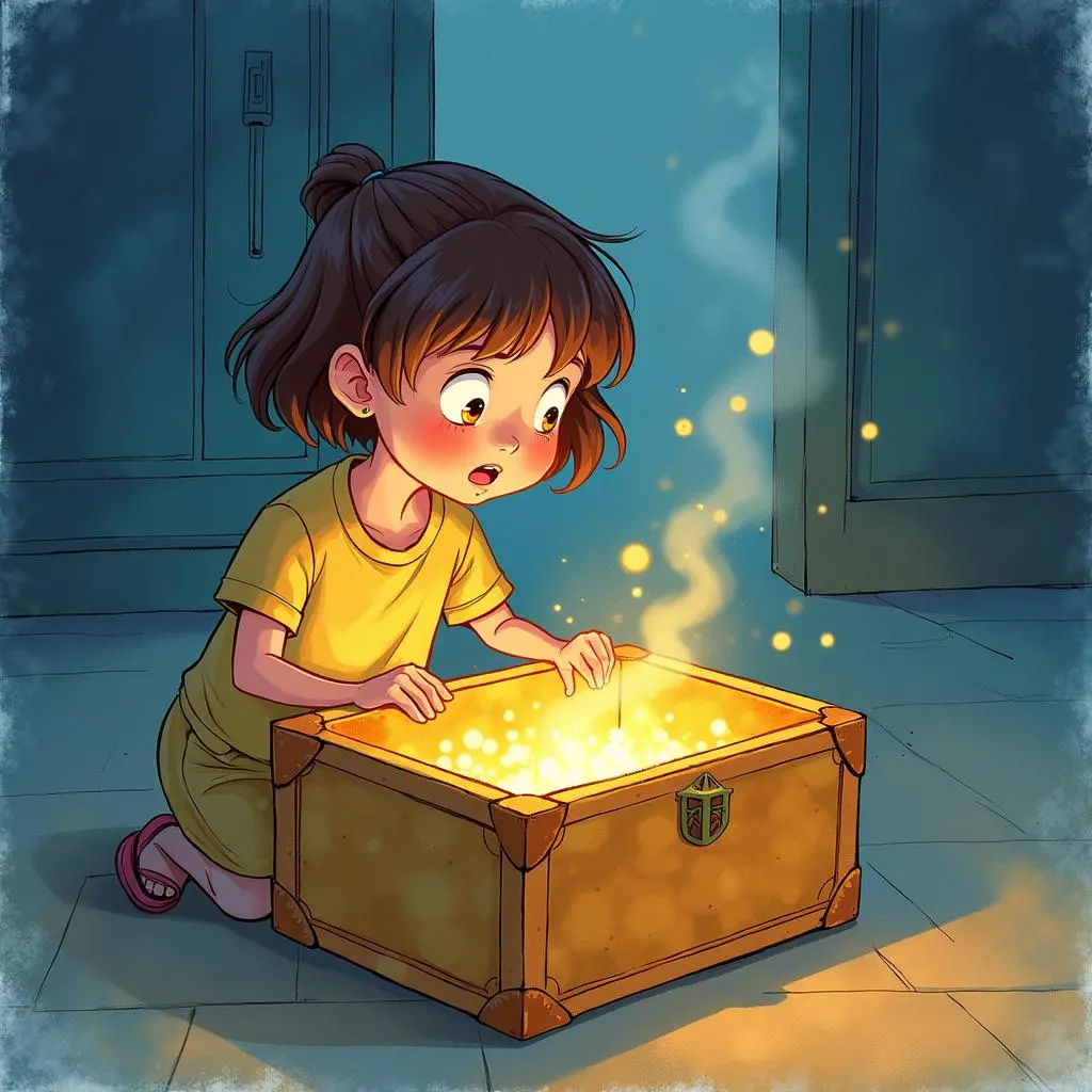 The light of hope at the bottom of the box