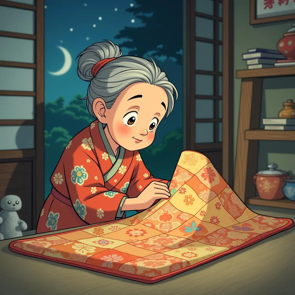 拼布毯子