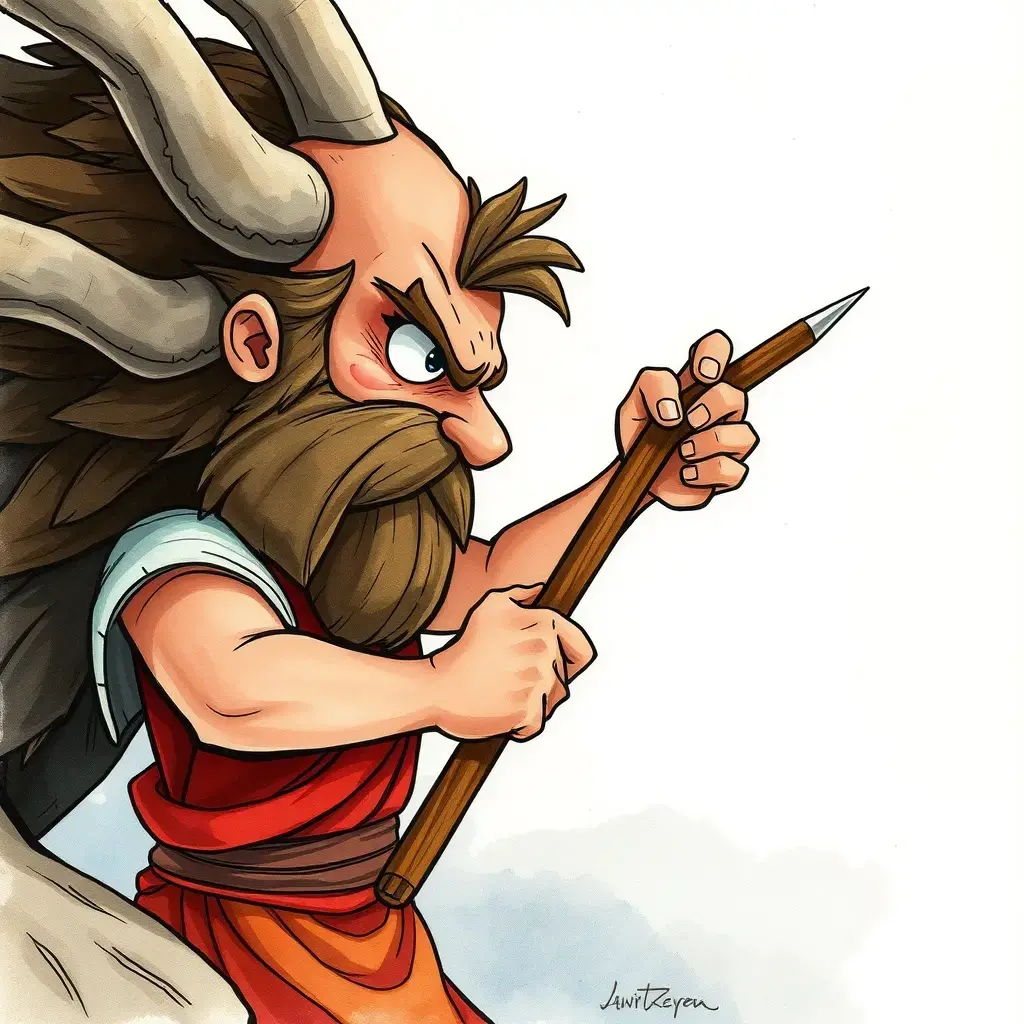 Odysseus blinded the one - eyed giant