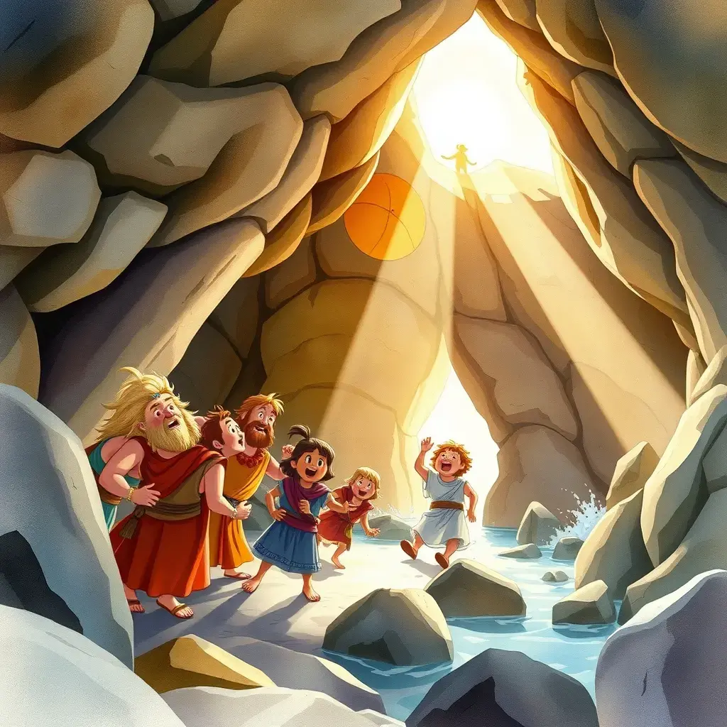 Odysseus and his men escaped