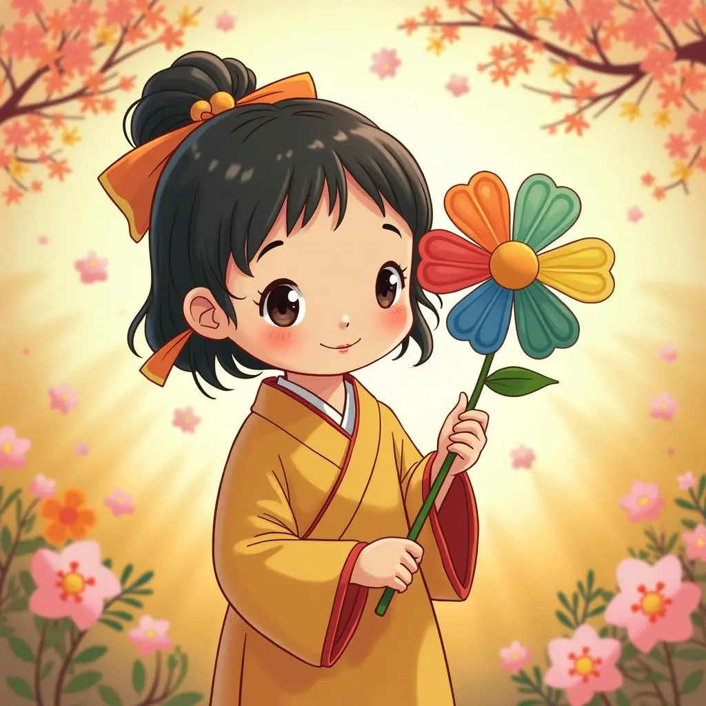 The Seven – colored Flower