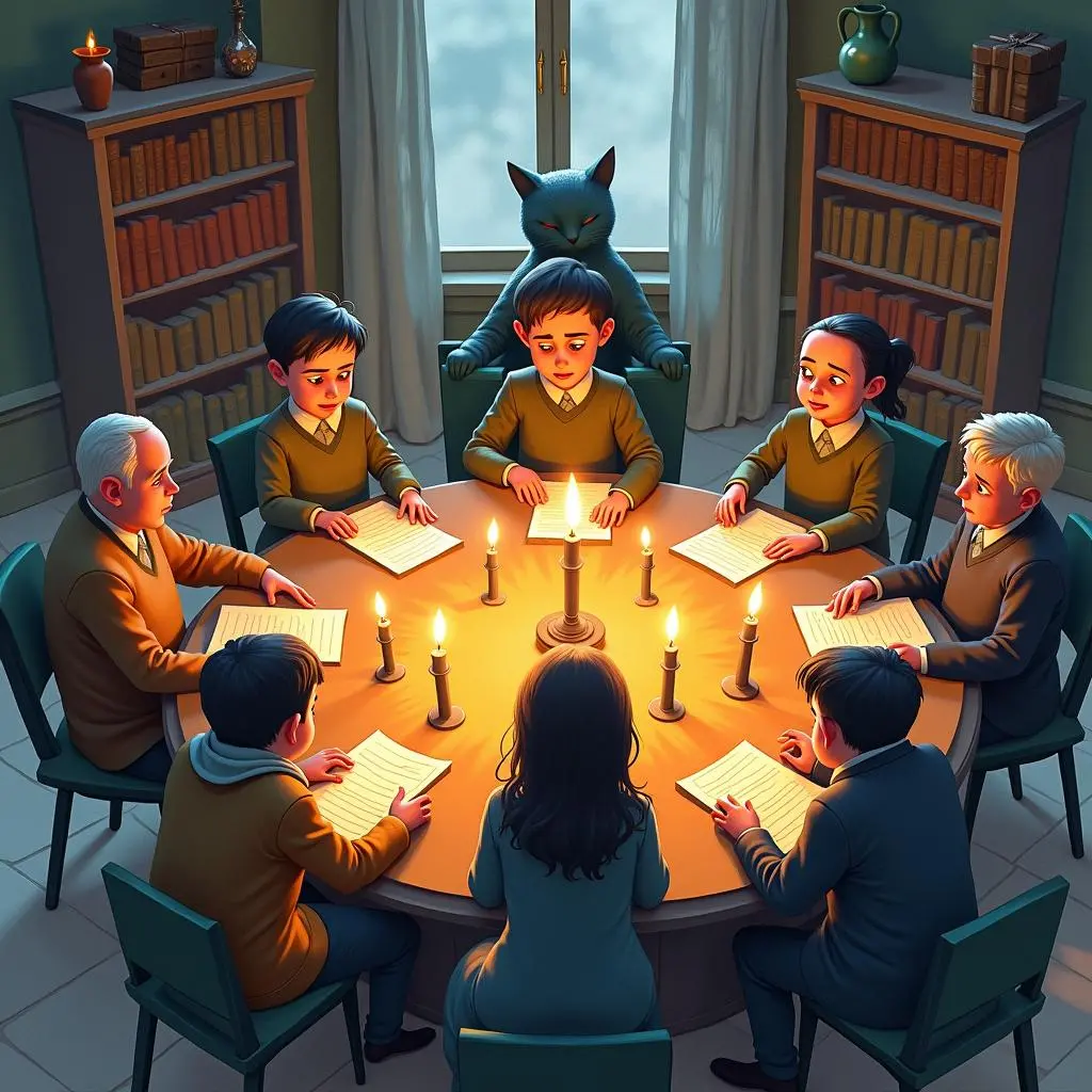 The shadow - scholar attends an academic conference