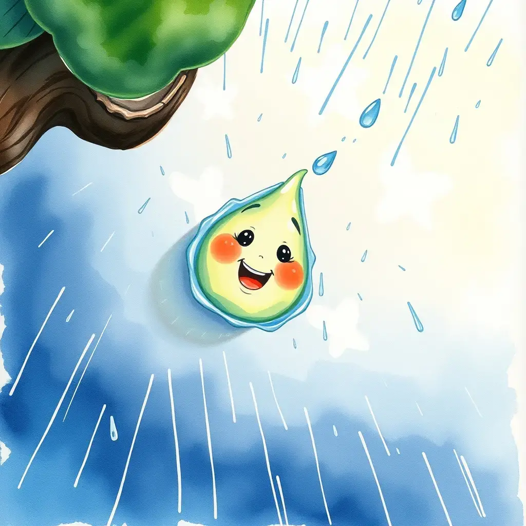 小雨点开始下落