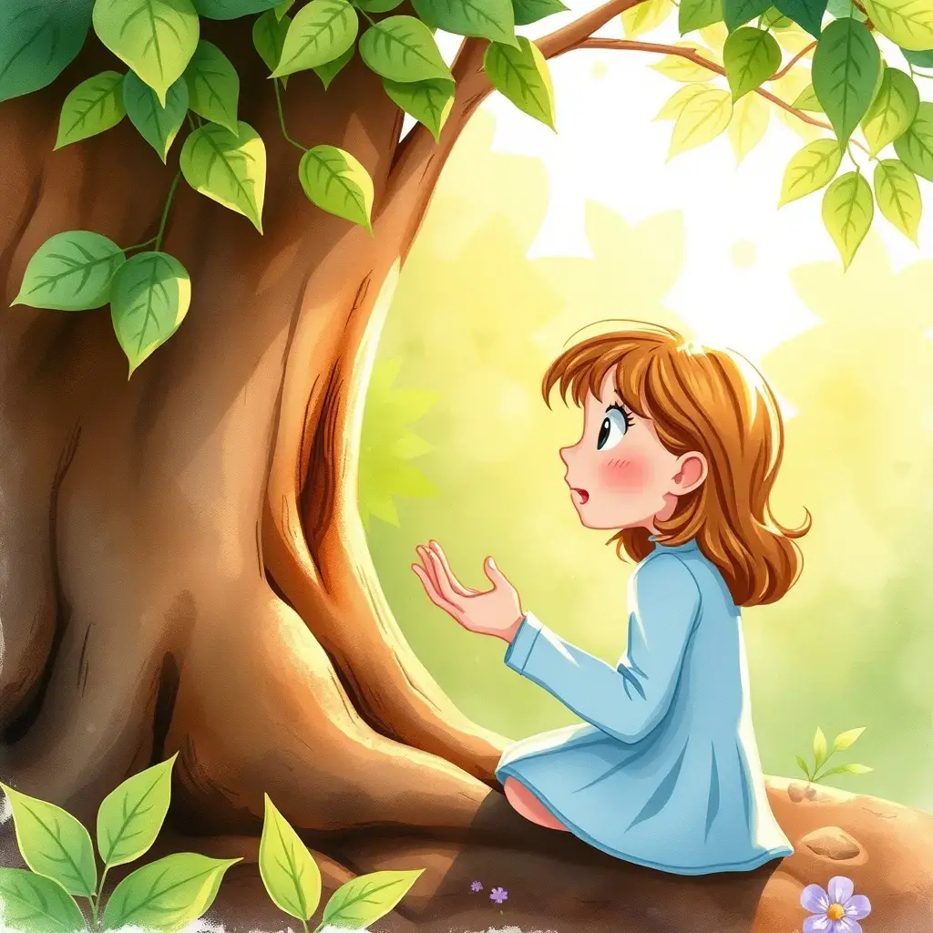 The little sprout grew into a small tree