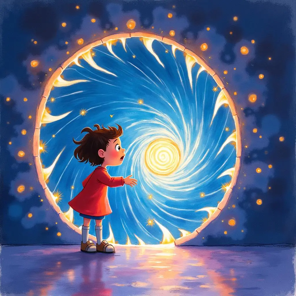 Lucy in the time tunnel