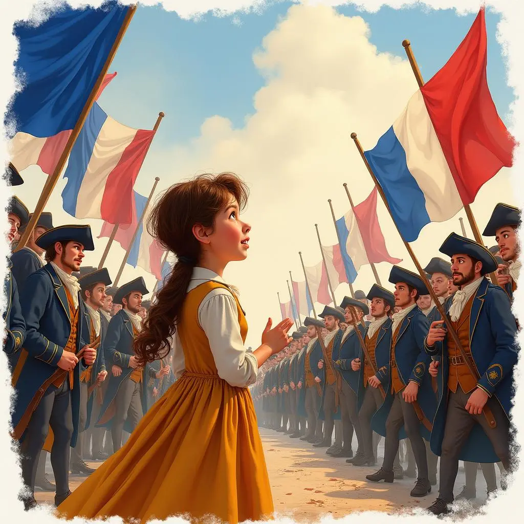 Lucy is in the French Revolution period