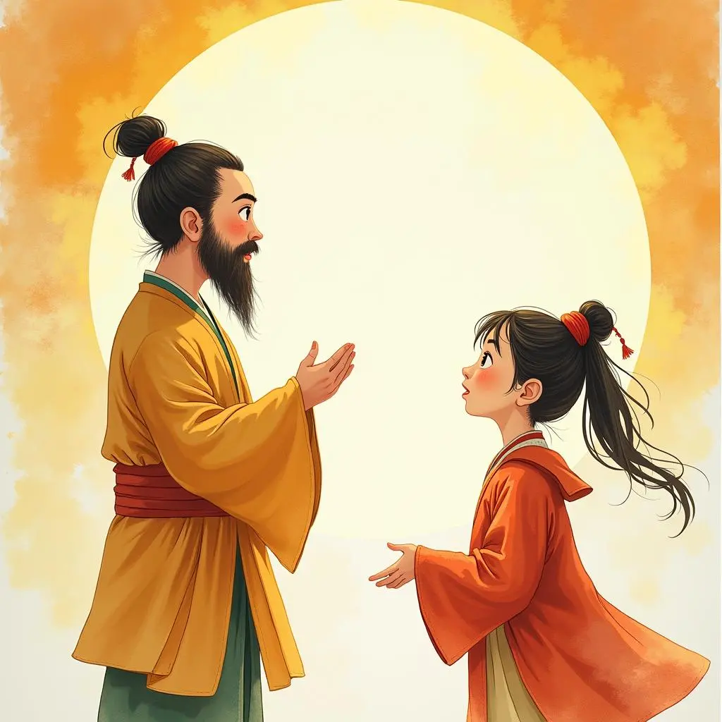 两小儿期待孔子解答